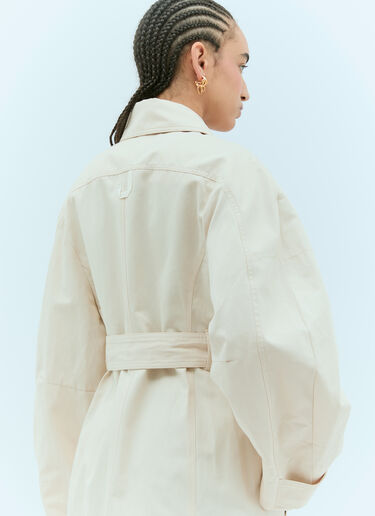 Jacquemus Le Trench Bari Coat Cream jac0256002