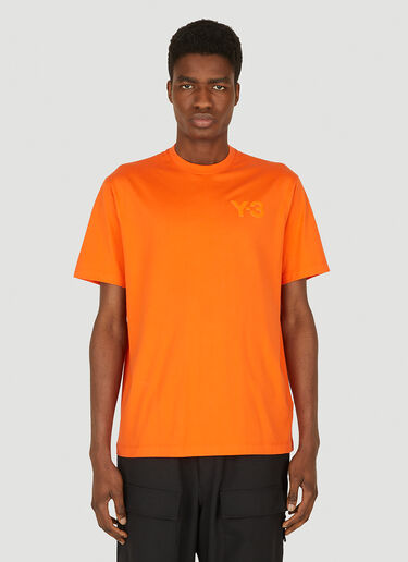 Y-3 Chest Logo T-Shirt Orange yyy0149004