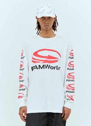 P.A.M. Logo Print T-Shirt White pam0357007