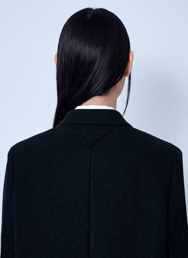 LN-CC® - Prada: Single-Breasted Wool Coat - Grey Prada Single-Breasted Wool Coat Grey pra0265027