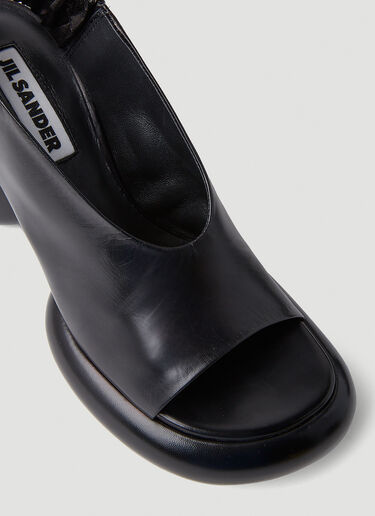 Jil Sander 粗跟鞋 黑色 jil0251040