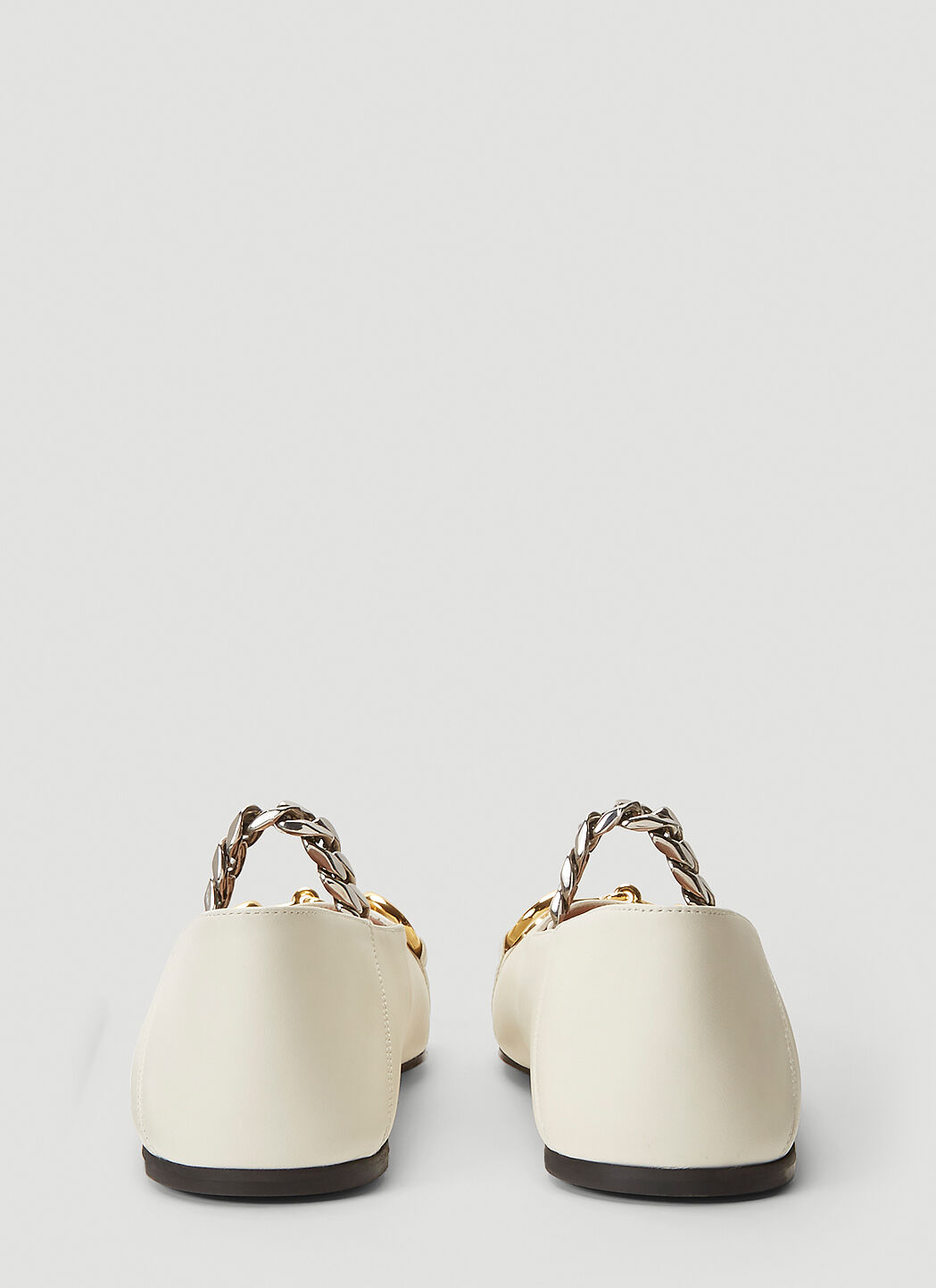 Gucci white flats top