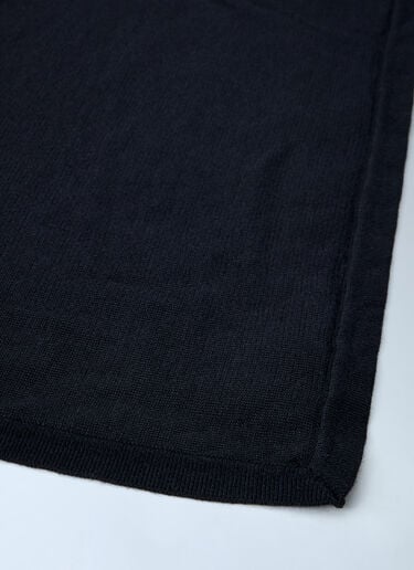 Toteme Large Square Scarf Black tot0265047