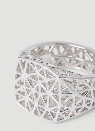 Tom Wood Mesh Ring Silver tmw0352007