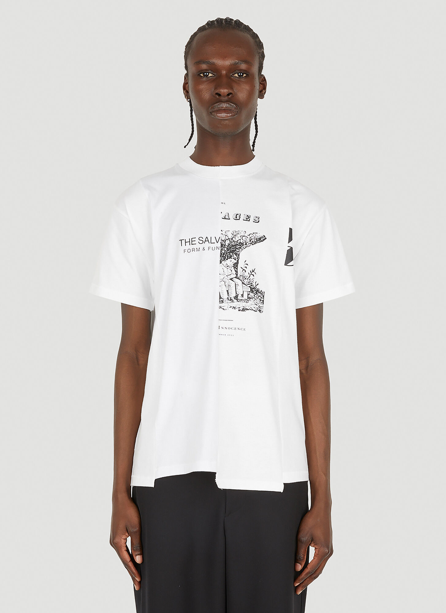 The Salvages Constructed Of Different Shades T-shirt In White