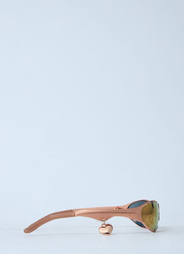 Acne Studios Metal Frame Charm Sunglasses Rose cns0260024