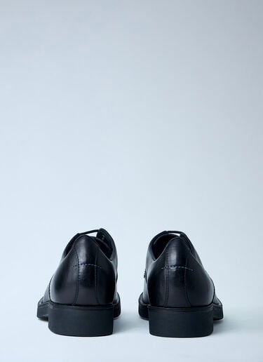 MM6 Maison Margiela Leather Derby Shoes Black mmm0163022