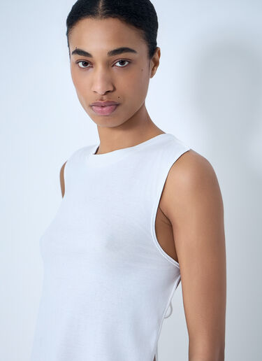 Sleeveless Cotton Tank Top RIER Sleeveless Cotton Tank Top White rrr0264005