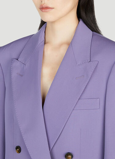 Stella McCartney Oversized Double Breasted Jacket Purple stm0253004