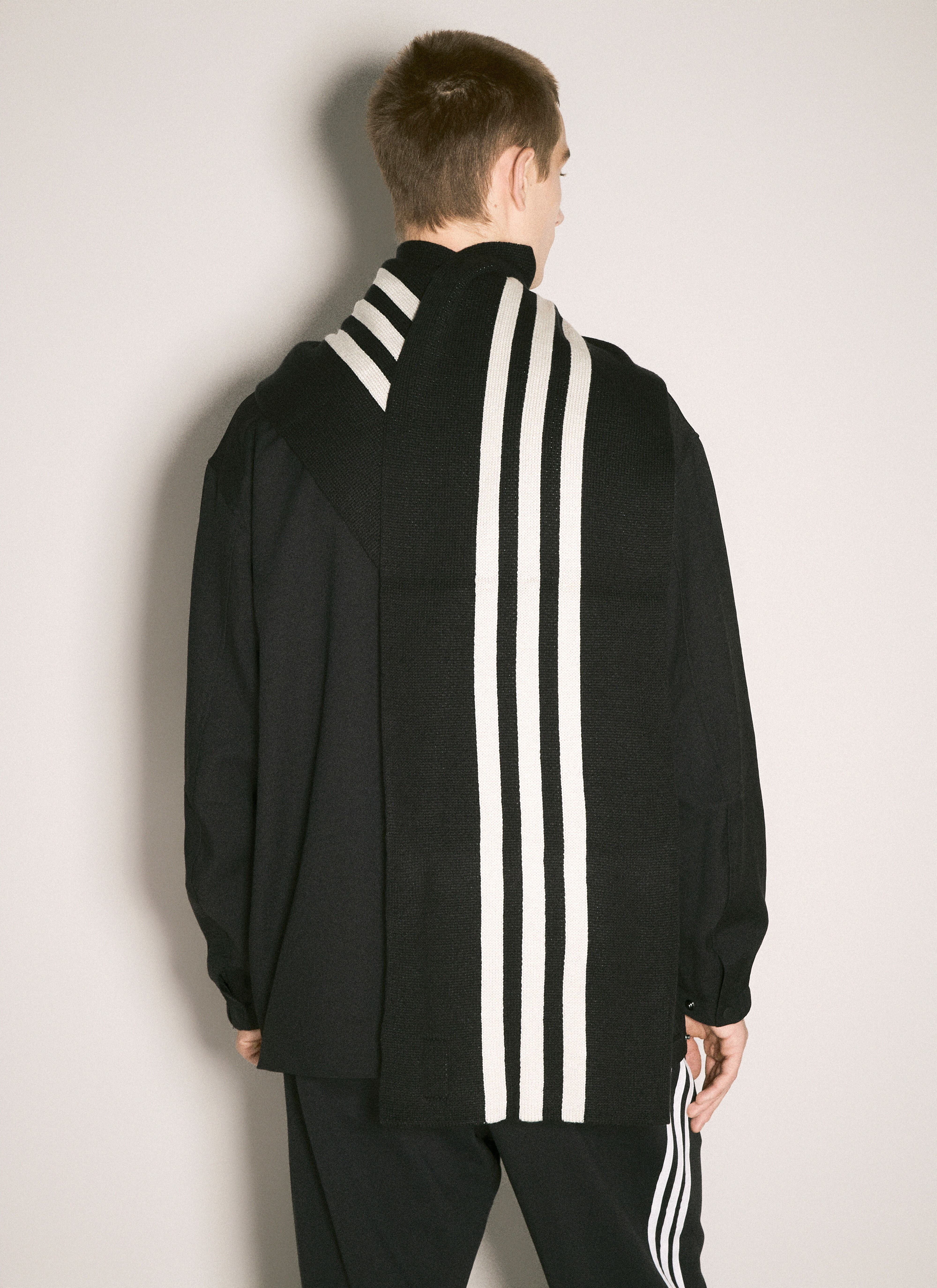 Y-3 Men's' STRP Scarf in Black | LN-CC®