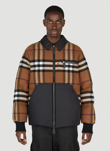 Burberry Wheelton Padded Jacket Brown bur0151051