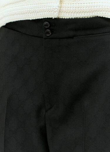 Gucci 울 인터로킹 G 테일러드 팬츠  블랙 guc0255182