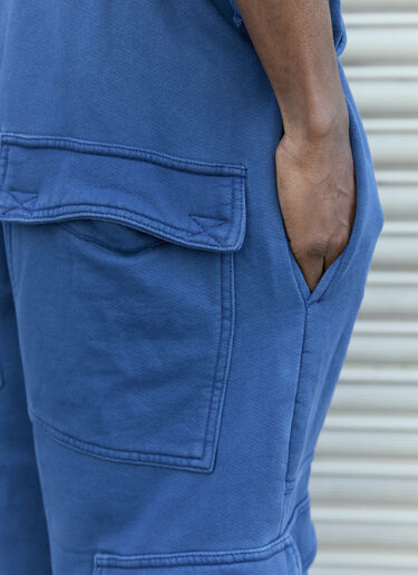 GREG ROSS Cargo Track Pants Blue grr0157007