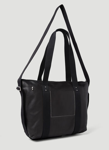 Rick Owens Trolley Leather Tote Bag Black ric0153033