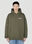 The Elder Statesman Logo Print Hooded Sweatshirt Green tes0150001