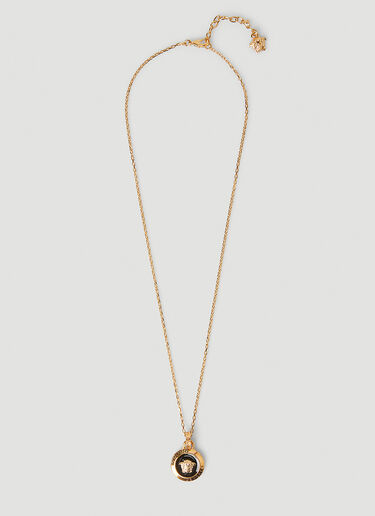 Versace Medusa Pendant Necklace Gold ver0149052