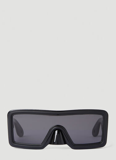 Walter Van Beirendonck x Komono Alien Wide Sunglasses Black wlt0152048