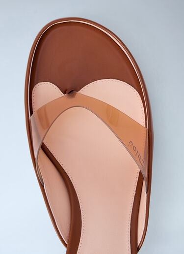 Junie Heeled Sandals Chloé Junie Heeled Sandals Brown chl0264023