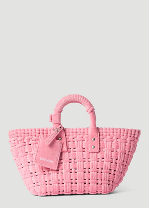 Dolce & Gabbana Bistro XS Sponge Basket Tote Bag Pink dol0253027