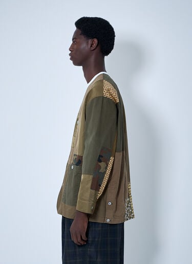 Comme des Garçons Homme パッチワーク ジャケット カーキ cdh0160008