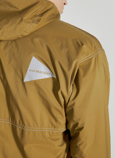 And Wander Pertex Wind Jacket Brown anw0154003