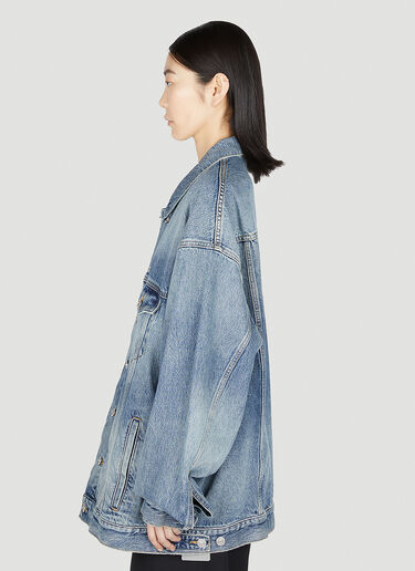 Balenciaga Oversized Denim Jacket Blue bal0251010