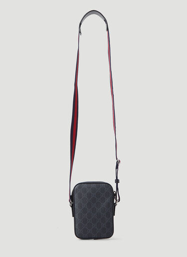 Gucci GG Supreme Crossbody Bag  Black guc0145161