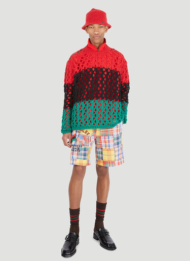 LN-CC® - Champion Tears: Check Bermuda Shorts - Yellow Champion Tears Check Bermuda Shorts Yellow cht0146011