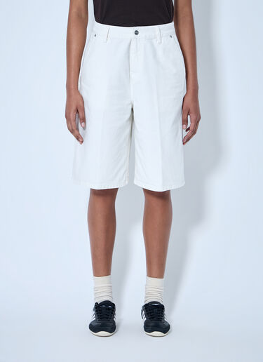 Carhartt WIP Nixon Single Knee Shorts White wip0265001