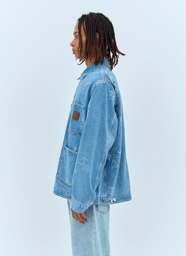 Carhartt WIP Stamp Denim Jacket Blue wip0157002