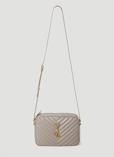 Saint Laurent Lou Matelassé Camera Shoulder Bag Grey sla0253088