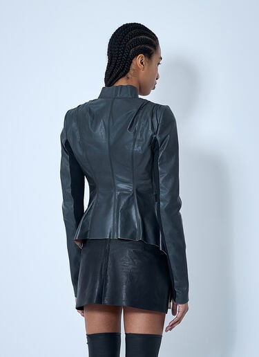 Rick Owens Leather Jacket Black ric0259009