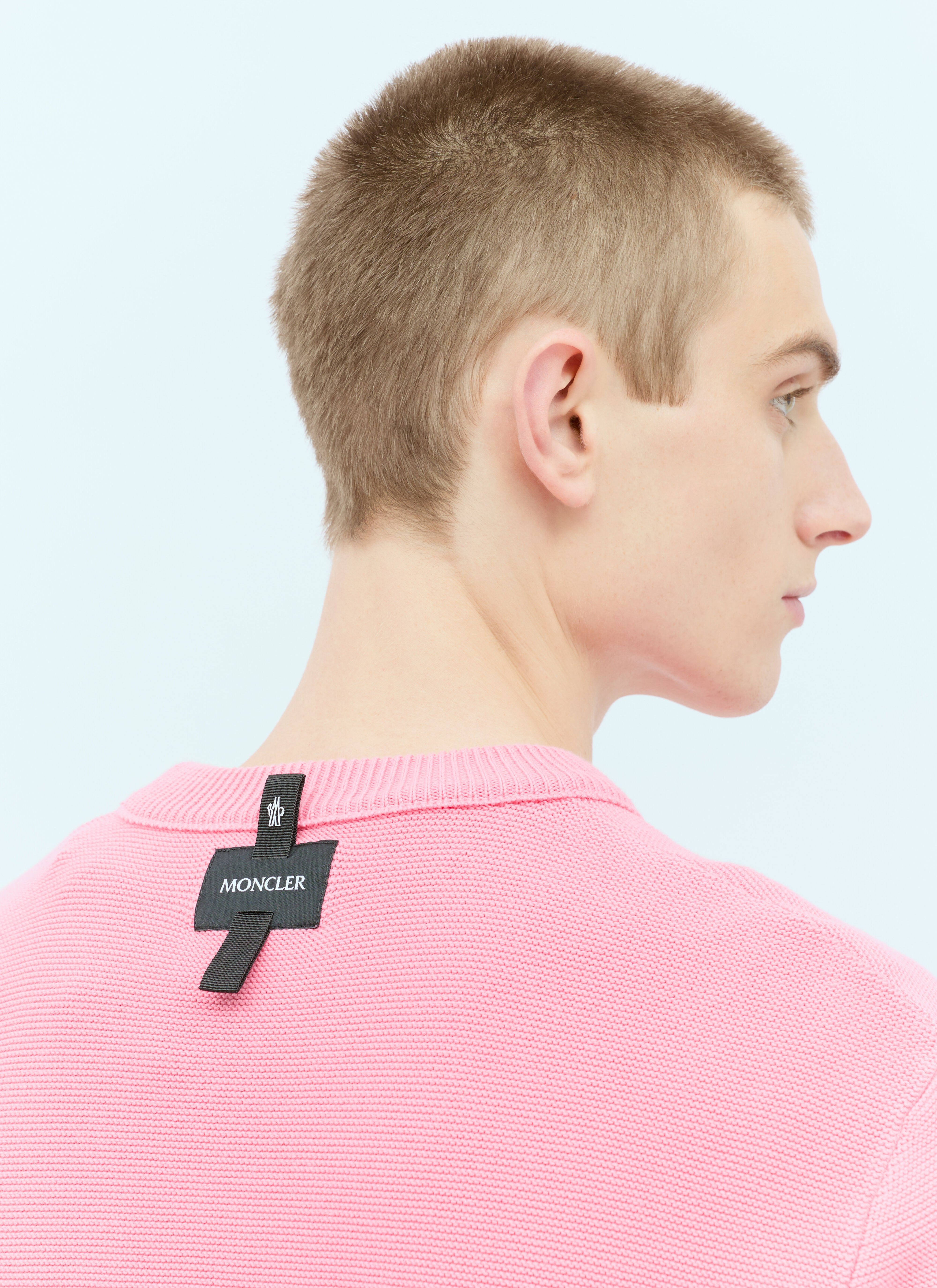Moncler Men s Crewneck Sweater in Pink LN CC