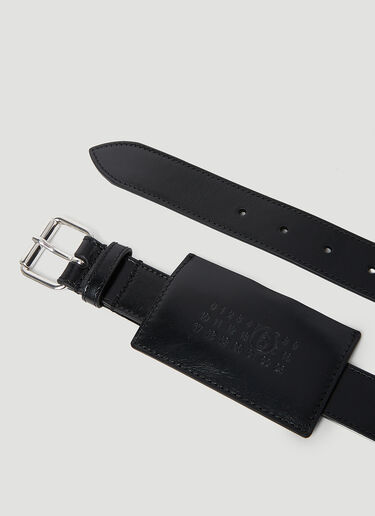 カードホルダーベルト MM6 Maison Margiela カードホルダーベルト ブラック mmm0353003