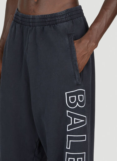 Logo Embroidery Track Pants Balenciaga Logo Embroidery Track Pants Black bal0153017
