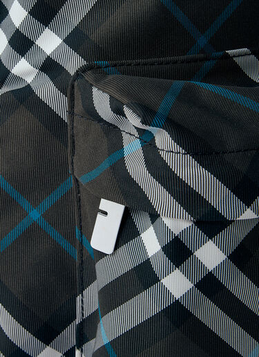 Burberry 格纹双肩包  黑色 bur0159044