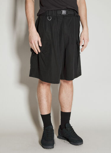 Y-3 Zip Pockets Bemuda Shorts Black yyy0156009