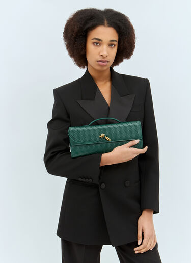 Bottega Veneta Andiamo 长款手拿包 绿色 bov0258013