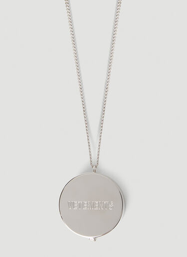 Vetements Grinder Necklace Silver vet0154020