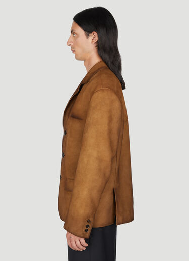 Prada Suede Blazer Camel pra0154006