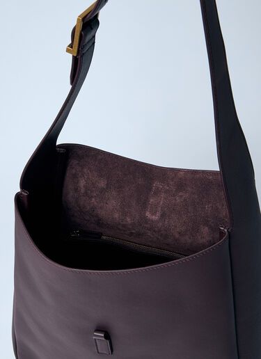 Saint Laurent Large Le 5 à 7 Shoulder Bag Burgundy sla0260008