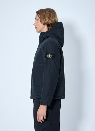 LN-CC® - Stone Island: Hooded Jacket with Patch Detail - Navy Stone Island Hooded Jacket with Patch Detail Navy sto0165007