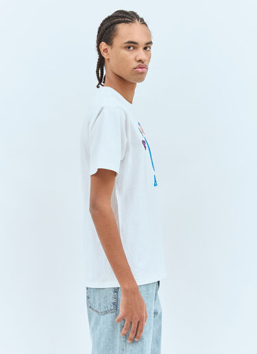 A BATHING APE® 徽标印花 T 恤  白色 aba0156006