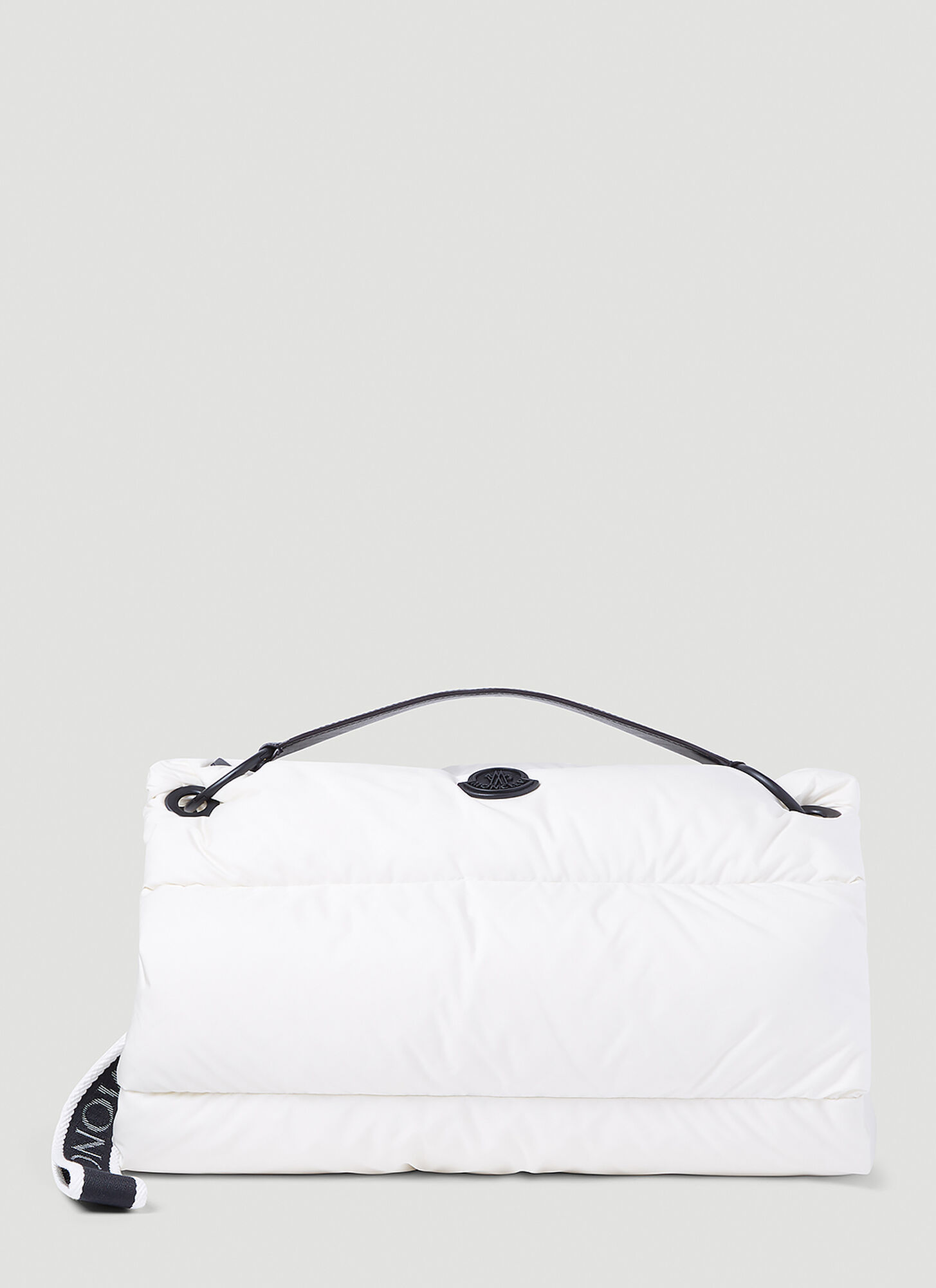 Shop Moncler Legere Tote Bag In White