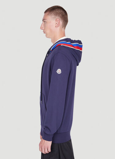 Moncler Logo Hooded Sweatshirt Navy mon0152003