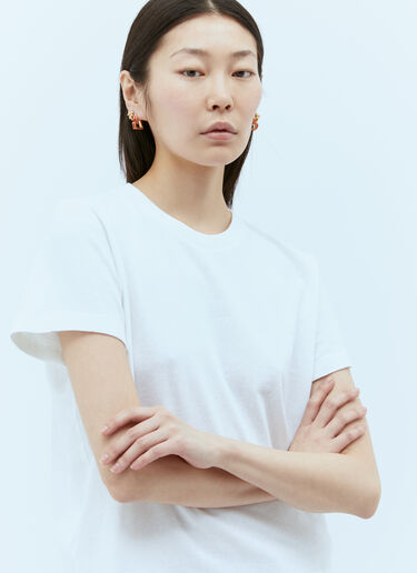 Bottega Veneta H Beam 耳环 红色 bov0255041