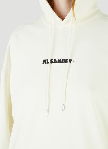 Jil Sander+ Logo Hooded Sweatshirt Beige jsp0245015