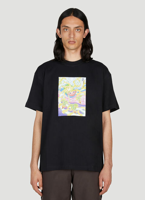 FUNGUYS ハート プロタゴニスト Tシャツ ブラック fun0154004
