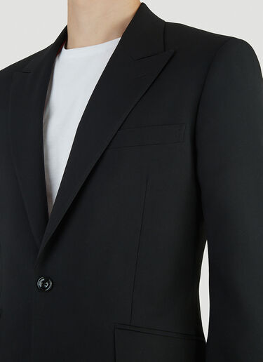 Alexander McQueen Peak Rever Blazer Black amq0145003