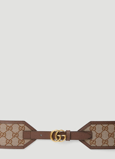 Gucci GG Marmont Wide Belt Brown guc0251140